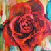 rose, painting